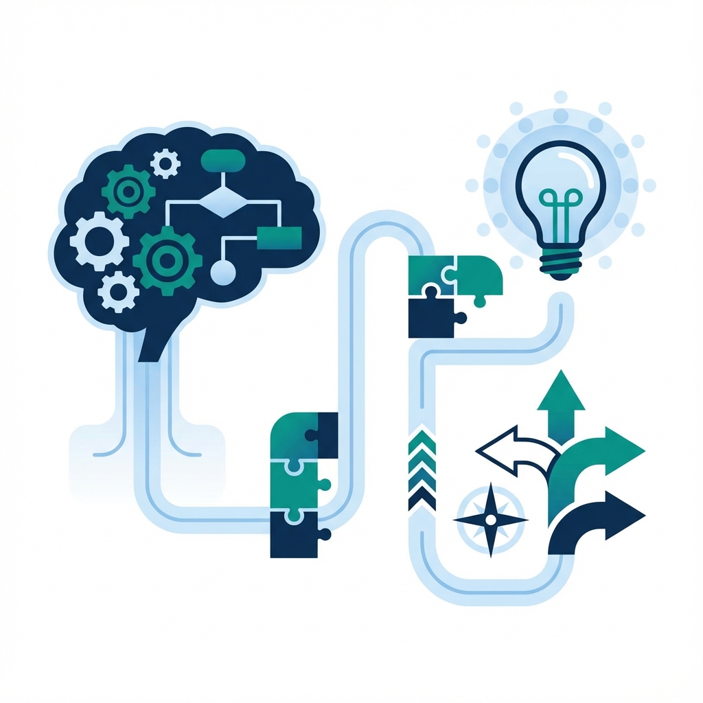 Yaşam Becerileri İllüstrasyonu - Problem çözme ve yetkinlikler